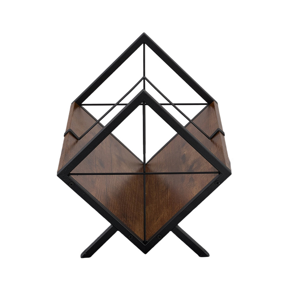 30.5cm H x 40cm W Iron Bookcase