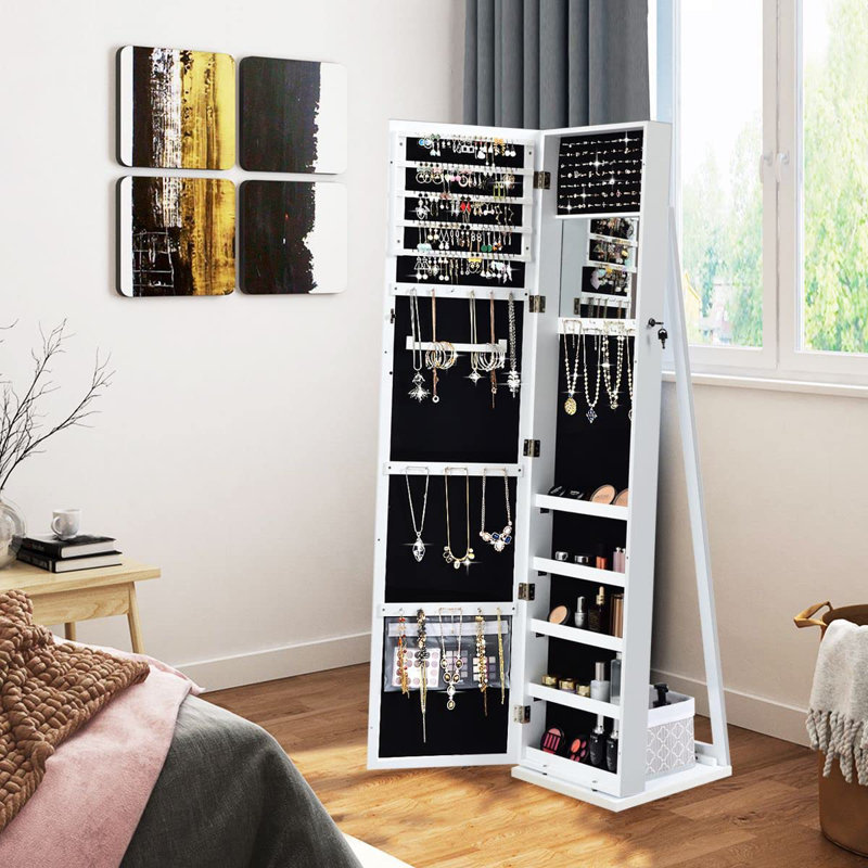 Audrianna Jewelry Armoire, White
