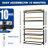 Adaeze Heavy Duty Garage Shelving, Adjustable Metal Storage Shelves-124591786