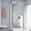 Armoire à miroir blanche avec 2 tiroirs