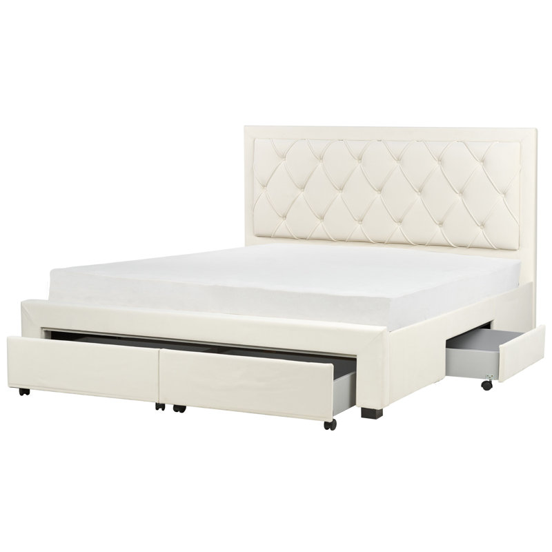 Aydan Upholstered Storage Bed, Super King (6')