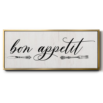 Bon appétit - Toile encadrée