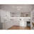 Carilynn 2-Light Brushed Nickel Semi-Flush Mount Convertible Light with Etched Glass Shade-1428195027
