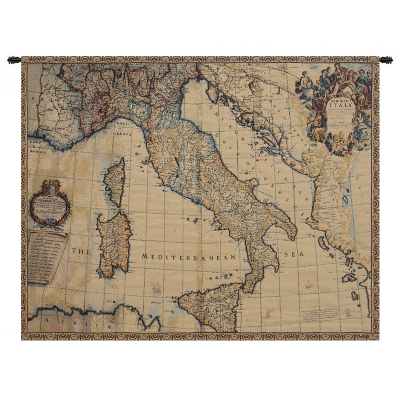 Italian Loom Woven Cotton Blend Wall Hanging