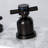 Kingston Brass Concord Two-Handle 3-Hole Deck Mount Widespread Bathroom Faucet with Brass Pop-Up Drain-31820155