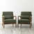 Walnut Frame/Hunter Green Cushion selected