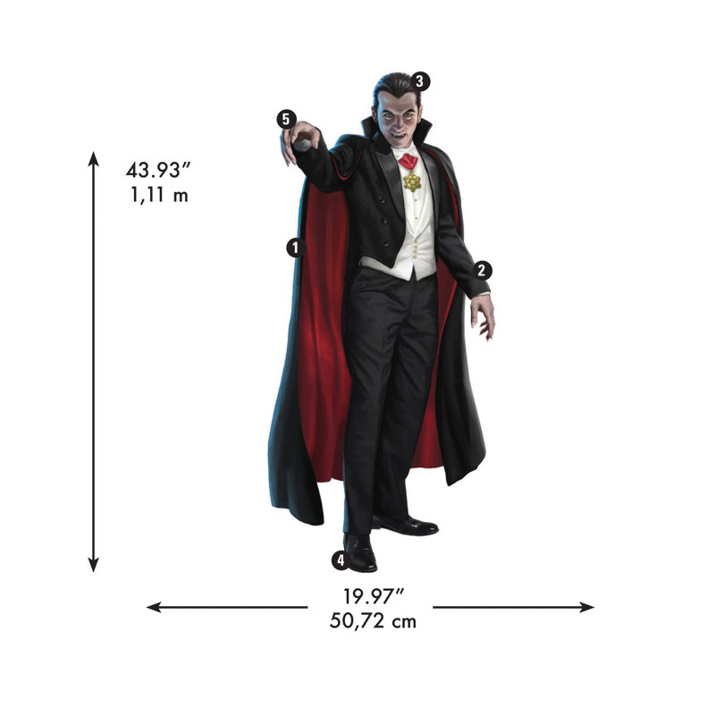 Universal Monsters Dracula Giant Peel and Stick Wall Decals by RoomMates