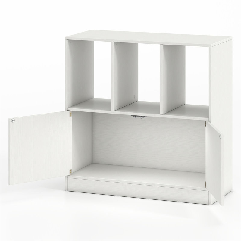 70cm H x 70cm W Standard Bookcase, White