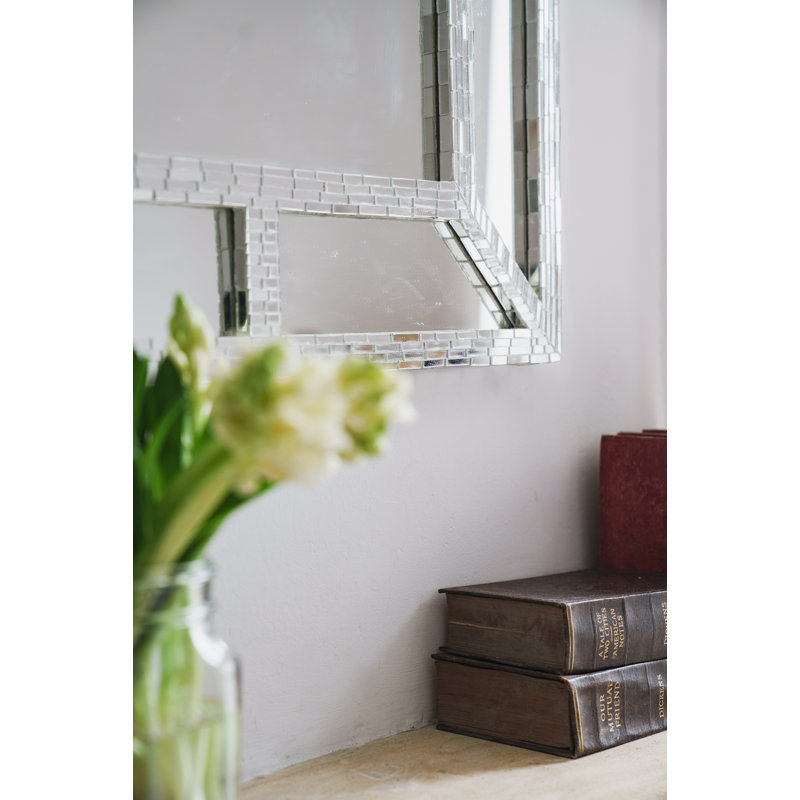 Flat Wall Mirror, 60cm H x 60cm W, Mirrored