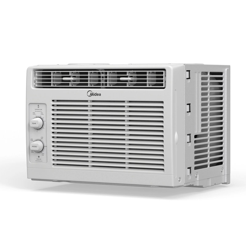 Climatiseur de fenêtre mécanique Midea 5 000 BTU DOE, pour des espaces allant jusqu'à 150 pieds carrés