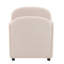 Fauteuil de loisir rembourré en tissu Sherpa