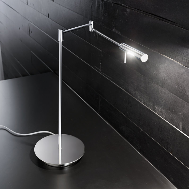 Lampe de bureau 20,47 po La Crosse, Chrome