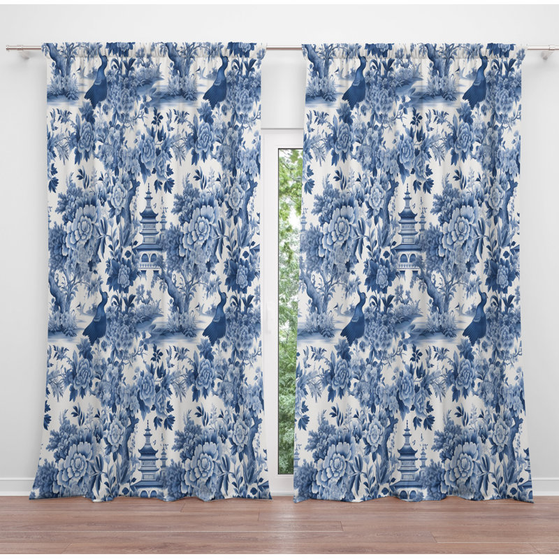Paire de rideaux obscurcissant en polyester Keren, L 40 po x L 52 po