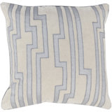 Geometric Linen Throw Pillow