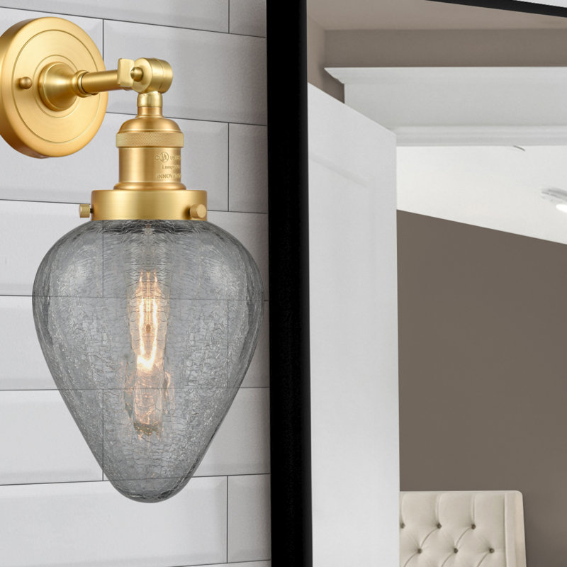 Shauna Armed Sconce, Satin Gold