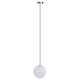 1-Light  Single Moon Globe Pendant For Hallway/Dining Room