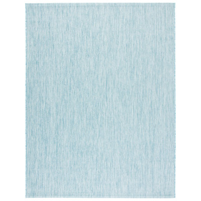 Tapis d'intérieur / extérieur de couleur unie Sayeda Performance