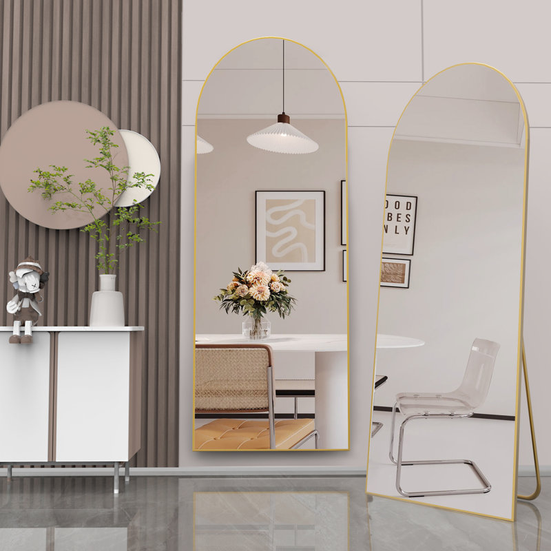 Alvy Arch Mirror, Gold, 65" x 24"