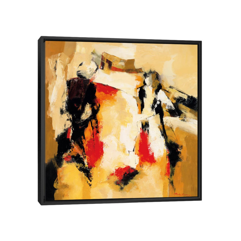 « magic moments i », impression sur toile, H 18 po x l 18 po x P 1,5 po, Toile avec cadre noir, Pas de tapis