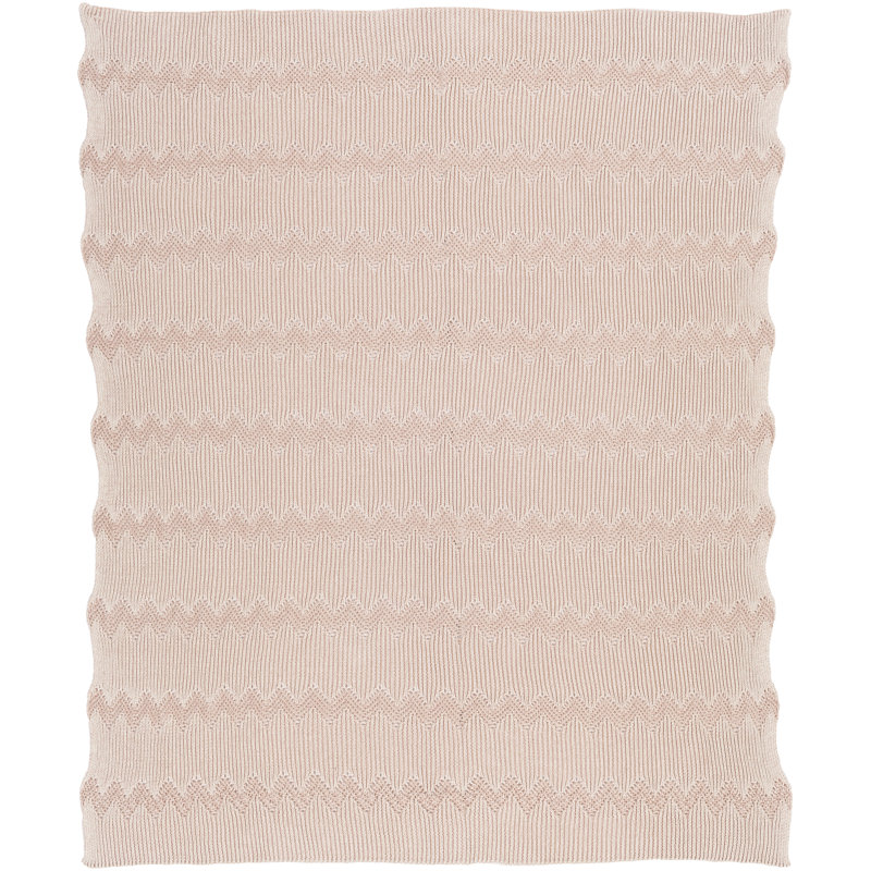 Kiersten Knitted Throw Blanket, Gray
