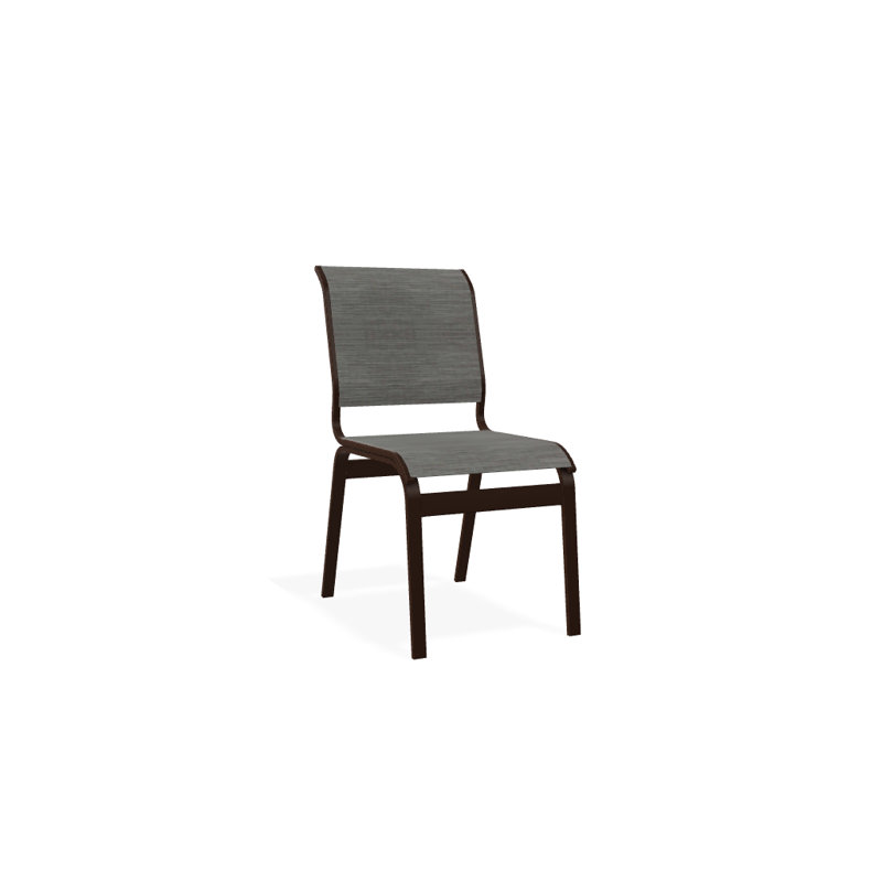 Chaise d'appoint de salle à manger Hiraku, Kona texturé, Sicile