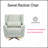 Power Recliner Chair With 360° Swivel, Boucle Upholstery, And Gold 5-Star Base For Ultimate Comfort And Style-937607756