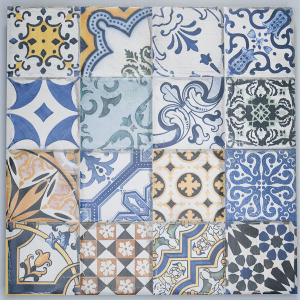 Veneto 12'' X 12'' Ceramic Moroccan Wall Tile