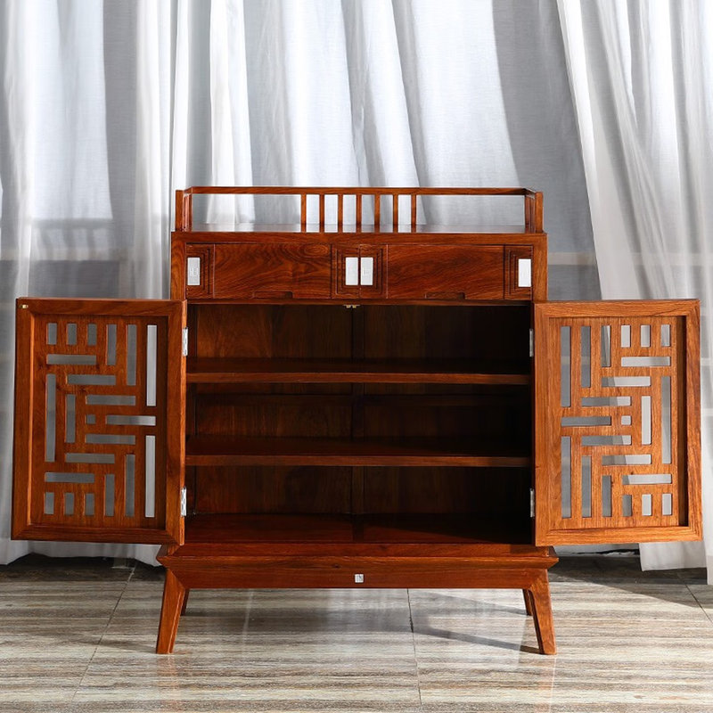 Armoire à chaussures pratique en bois massif
