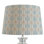 Blue And Beige Ikat Lampshade In Echo