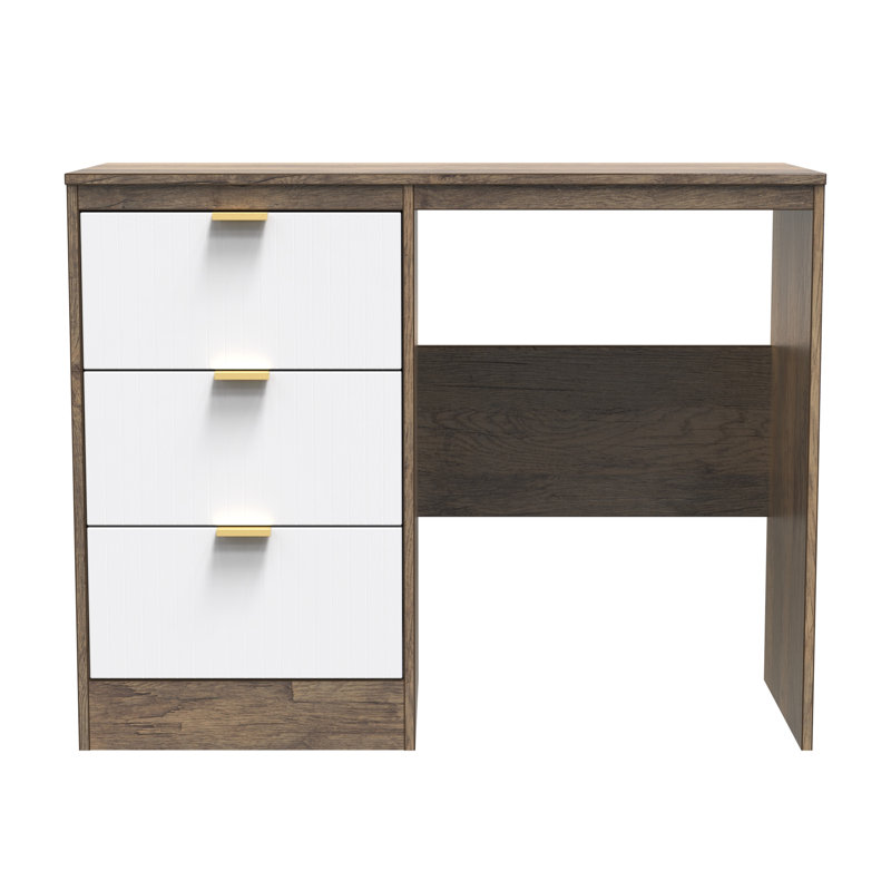 Bicknas Dressing Table, White/Oak