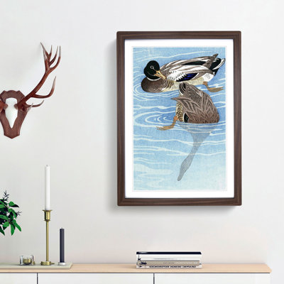 Ducks in the Water by Ohara Koson - Picture Frame Painting Print