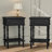 25'' Tall 1- Drawer Nightstand with Built-in Charging Outlets, Minimal Assembly Needed-717546811