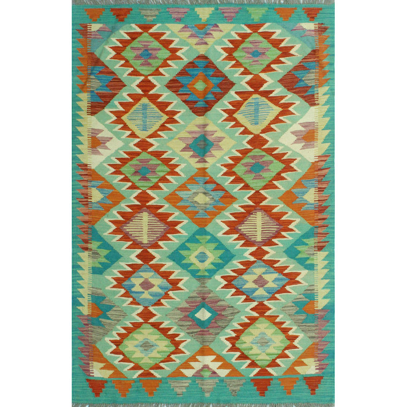 Bobbee Wool Geometric Indoor Rug