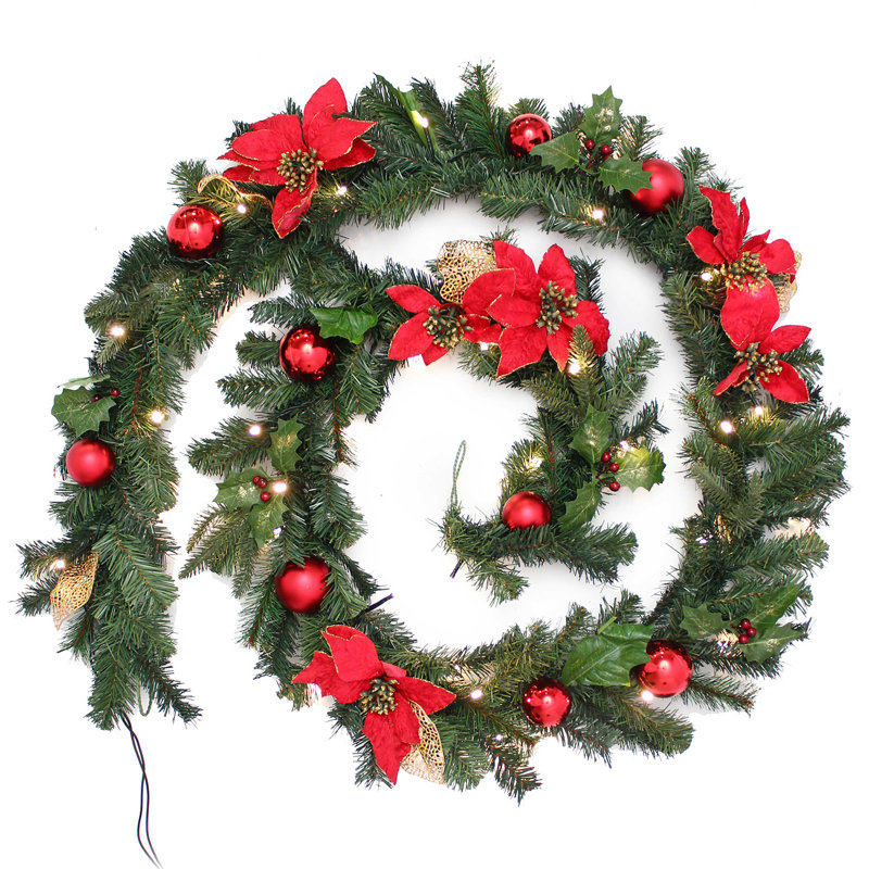 274cm Lighted Garland with Lights