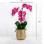 Silk Orchid Arrangement in Vase