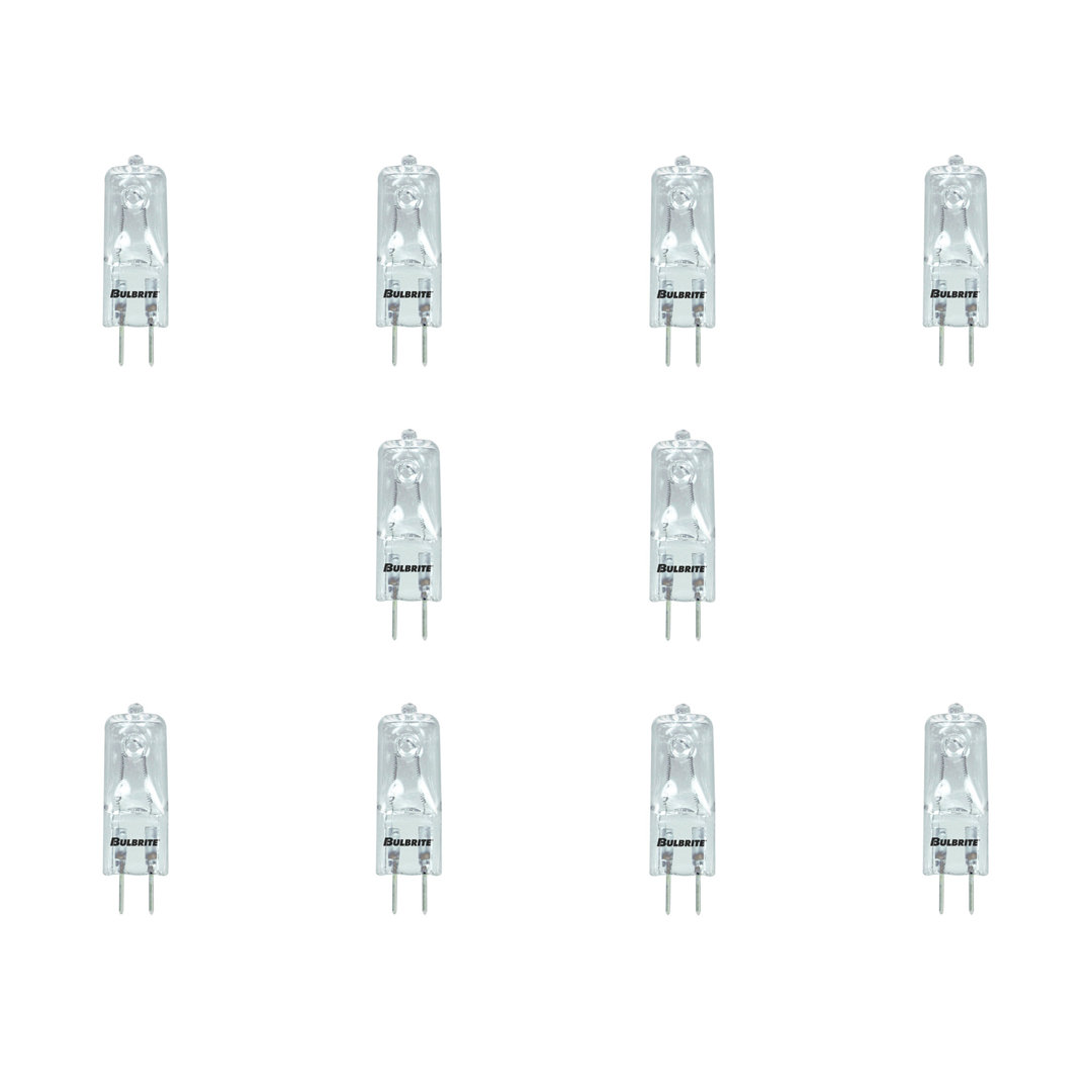 T4 G6.35/Bi-pin Dimmable 2900K Halogen Bulb (Set of 10) Bulbrite Industries 