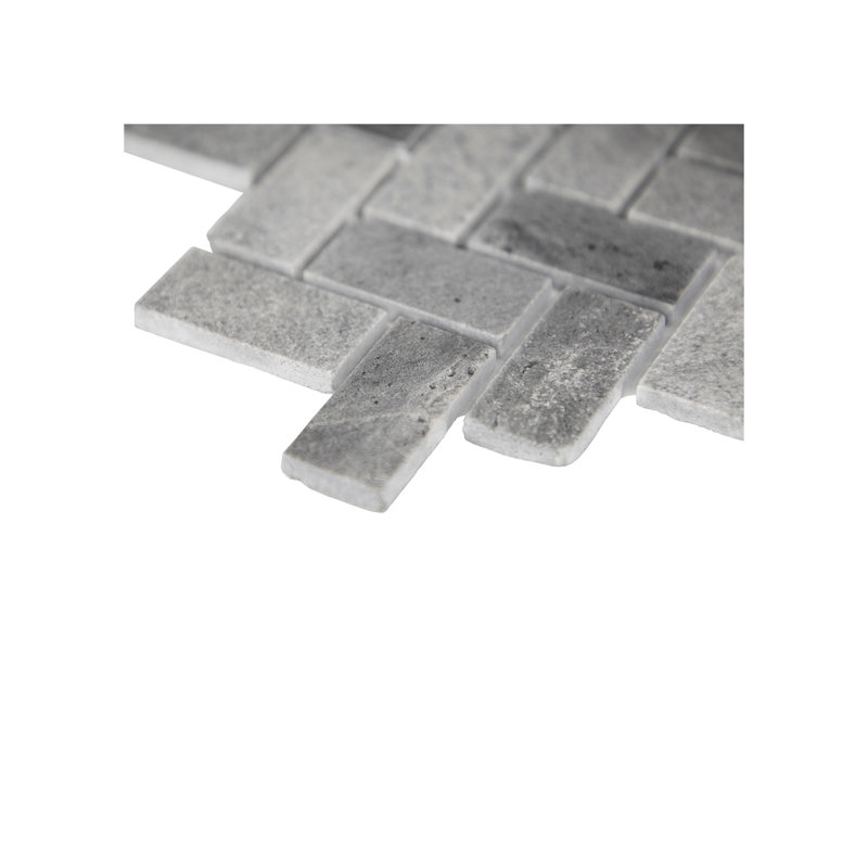 Carrelage mosaïque en pierre naturelle à chevrons Itona Tile (ensemble de 10) (8,10 pieds carrés par carton)
