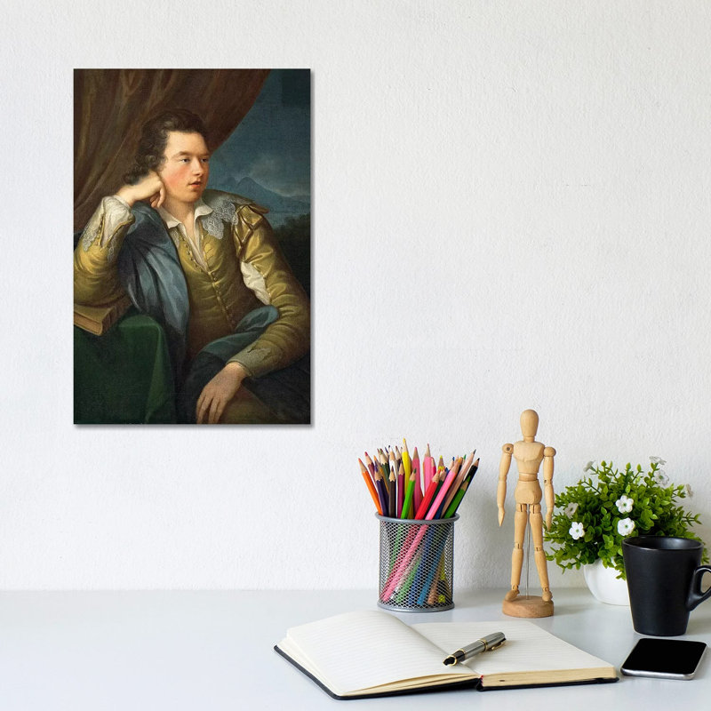 Portrait Of John Campbell by Angelica Kauffmann - Wrapped Canvas Painting, 30.48cm H x 20.32cm W x 1.91cm D