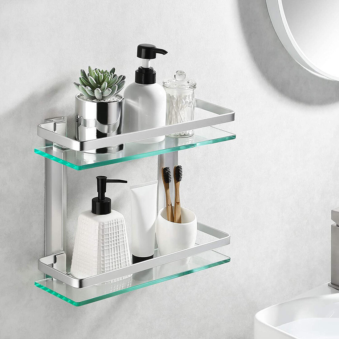 Orren Ellis Meritta 2 Piece Floating Shelf & Reviews | Wayfair