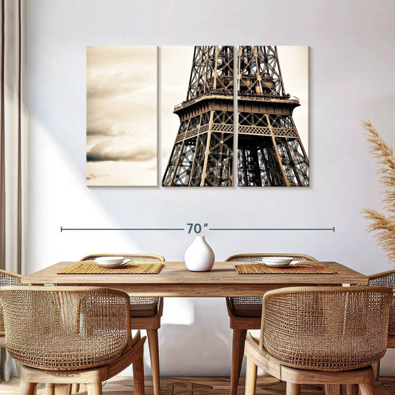 Lilie Eiffel Retro Shot, 36" H x 57" W