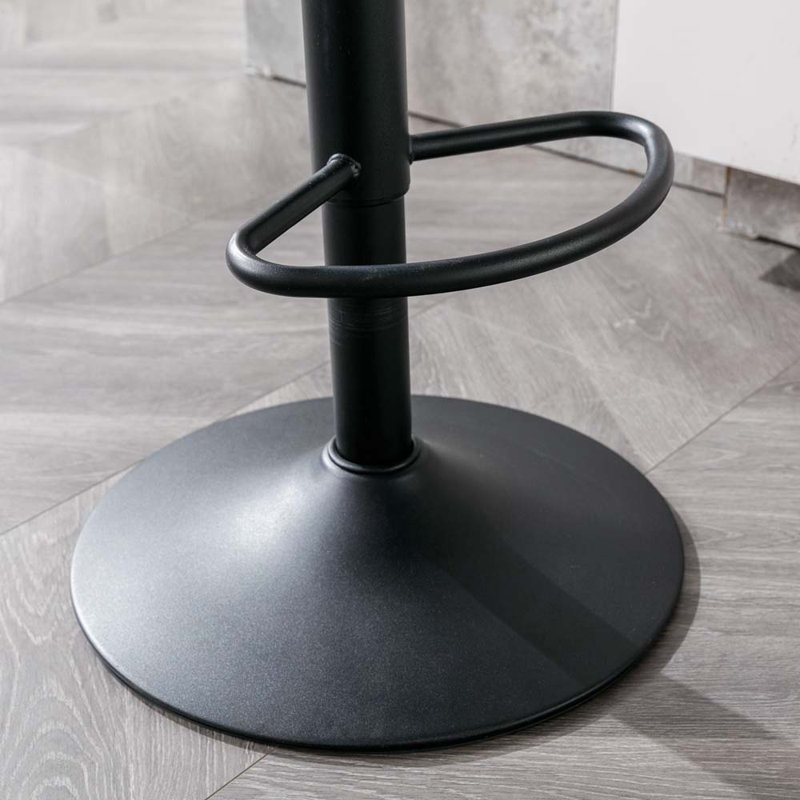 Ensemble de 2 tabourets pivotants à hauteur réglable Isom, Bleu