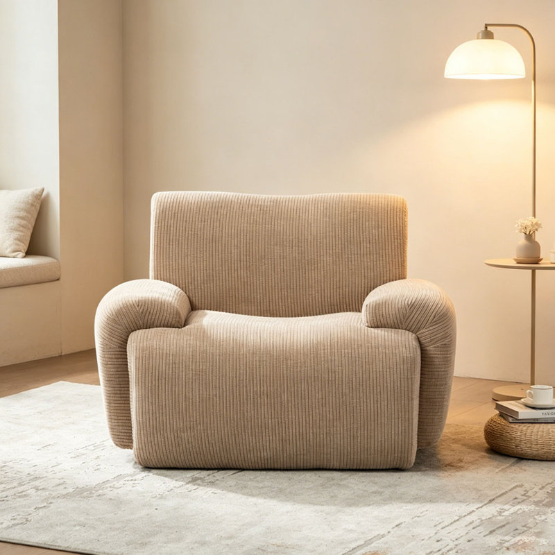 Fauteuil Chenille, Taupe
