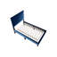 Lit simple moderne avec housse en velours - cadre 12, réglable pour un confort personnalisé dans un système de soutien bleu marine, personnalisé-1951431390