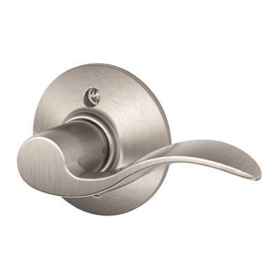 Schlage Accent Satin Nickel Steel Dummy Lever 2 Grade Right Handed