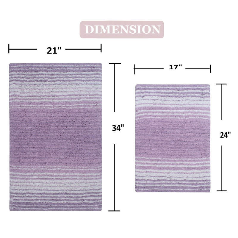 Griffing Bath Rug, Purple