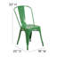 Commercial GradeMetal Indoor-Outdoor Stackable Chair-984495318