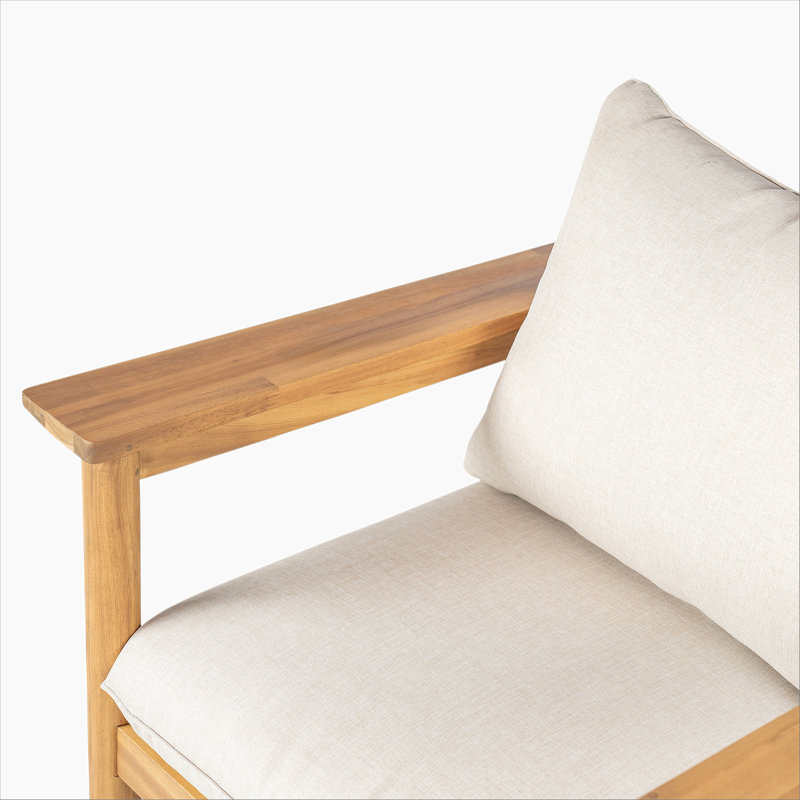 Méridienne d'extérieur en bois d'acacia Terassi