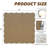 Wavy Wood Framed Square Wall Mirror-160168960