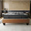 Matelas luxueux à plateau euro de 14 po, matelas en mousse à mémoire de forme très grand pour cadre de lit, gris foncé