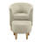 Upholstered 27" Wide Barrel Chair with Ottoman-87710225